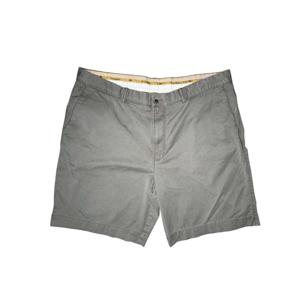 Tommy Bahama Chino Shorts Men Size 42 Olive Green Boracay Cotton Tencel Stretch